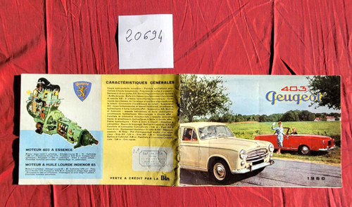20694 peugeot 403 - /,