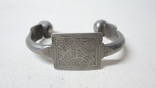 Ancien Bracelet ethnique Berbère Touareg Nomades désert argent XIXe XXe siècle