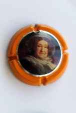 ANCIENNE PLAQUE DE MUSELET, CAPSULE DE CHAMPAGNE - VEUVE CLICQUOT PORTRAIT (3