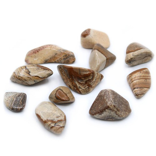 24x pierres roulees bois - pierres,