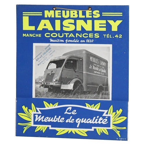 Ancien carton publicitaire