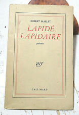 ROBERT MALLET/LAPIDE