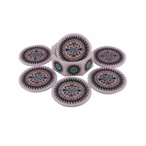 Marbre coaster set art - coaster,