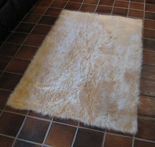 LIGHT BEIGE Flokati Faux Fur