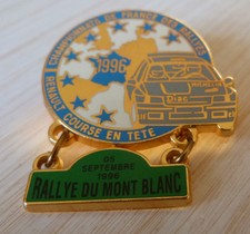 PIN'S RALLYE DU MONT BLANC TEAM DIAC MICHELIN RENAULT CLIO WILLIAMS BERAUDY