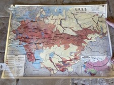 carte scolaire ancienne - URSS