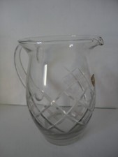 Pichet cruche en cristal de Bayel