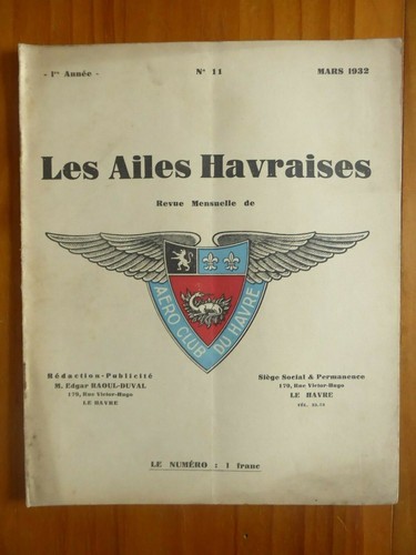 1932 les ailes havraises - ailes,