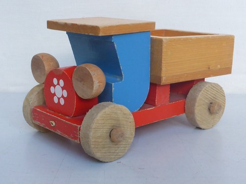 Jouet bois ancien - bois,