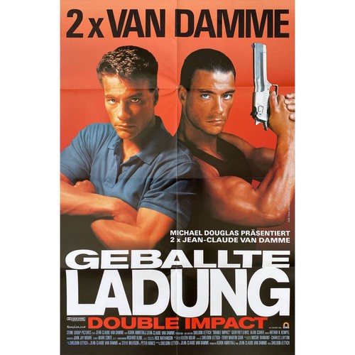Double impact affiche film - affiche, de