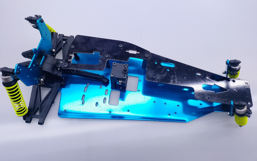 Chassis aluminium bleu t2m - chassis,