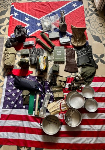 Lot objets militaires us - lot,