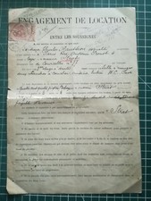 Vq104 engagement de location