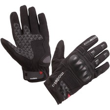 Gants Modeka Fuego noirs gant de moto gant de sport gant d'été