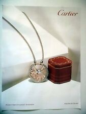 PUBLICITE-ADVERTISING :  CARTIER Amulette  2016 Bijoux,Pendentif