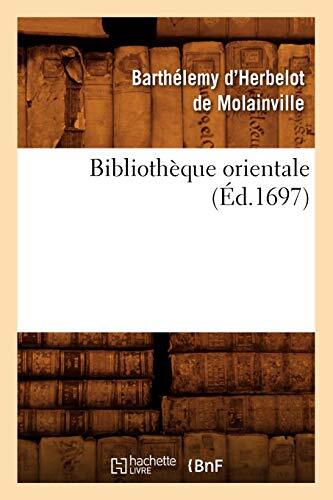 Bibliotheque orientale