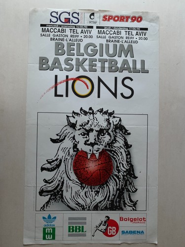 Affiche belgium basketball - belgium,