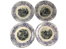 4 anciennes assiettes Choisy