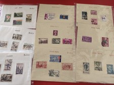 Lot anciens timbres monde vrac