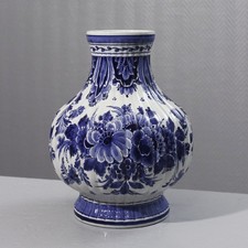 Royal Delft grand vase pied de lampe code CG 1962 Hollande