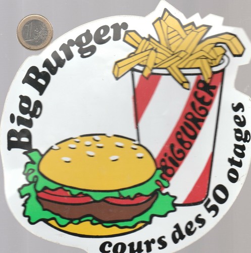Autocollant restaurant big - autocollant.,