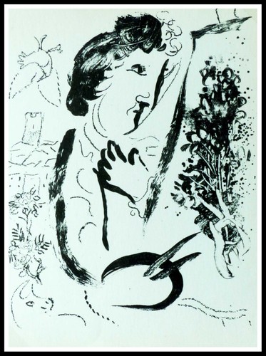 Marc chagall devant le - devant,