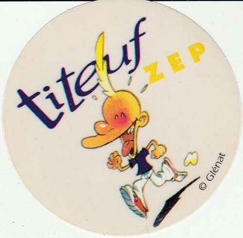 Zep titeuf rare autocollant - titeuf,