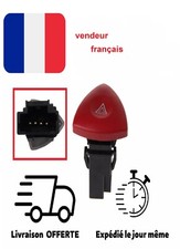 Bouton WARNING feux de détresse rouge compatible LAGUNA 2 TRAFIC 2 ESPACE 4