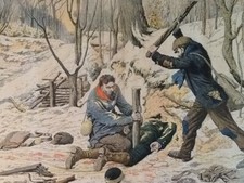 LE PETIT JOURNAL - BRACONNIERS - GARDE CHASSE ENFOUI VIVANT - FAITS DIVERS- 1905