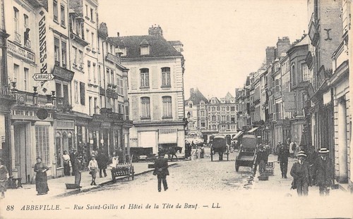 Cpa abbeville rue saint - cpa, /