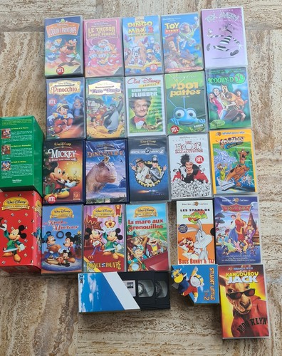 Lot cassettes video vhs - cassettes,