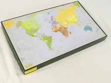 PUZZLE d'art bois MICHELE WILSON PLANISPHERE map monde 100 pieces