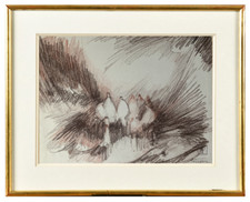 PIERRE PATUREAU (1924-2020) SUPERBE SCENE ANIMEE SIGNEE (58)