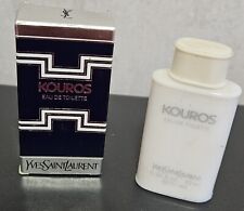 YVES SAINT LAURENT miniature Parfum KOUROS edt 10 Ml Sérigraphie Grise 5 Lignes