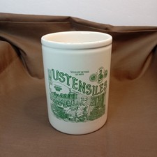 Pot à ustensiles Vintage en faïence Comptoir de Famille