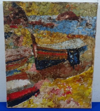 Tableau Ancien Huile Paysage