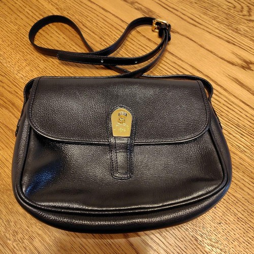 Used lancel black shoulder bag - used,
