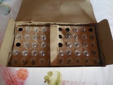 Lot 45 d'ampoules de collection pour voiture ancienne 3,6 V 0,45 A E10 perlux