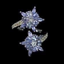 925 Bague en Argent Ovale