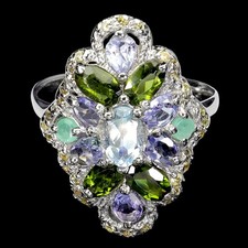 925 Bague en Argent Ovale