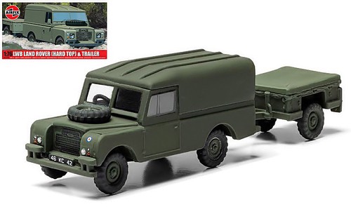 Airfix lwb land rover hard - lwb,
