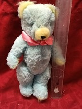 Ours Vintage 32cm Bleu Et