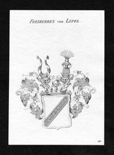 Environ 1820 Cuillère À Soupe Blason Noblesse Gravure Sur Cuivre Antique