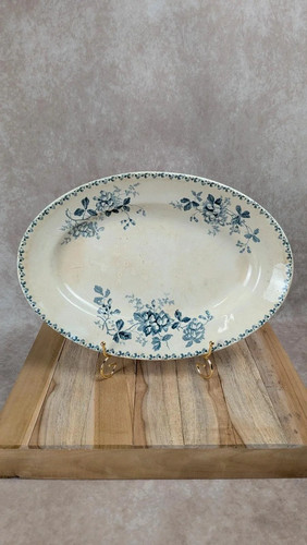 Plat ovale ancien saint amand - plat,