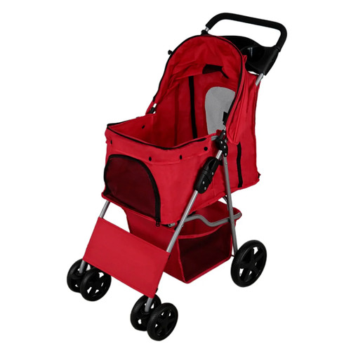 Poussette rouge pliable pour - poussette,