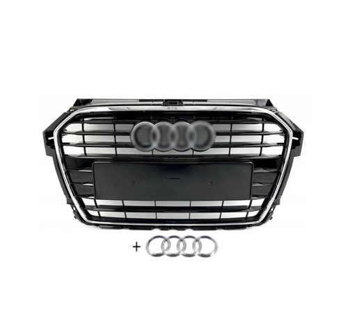 Grille avant line chrome - s-line,