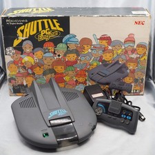 PC Engine SHUTTLE Console System PI-TG2 Boxed Testé Fonctionnel NEC PCE HuCARD