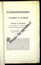 Histoire du Dauphiné: Boudet, 1899. L’Auvergne en Dauphiné