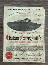 Étiquette Château Tournefeuille 1971 - Lalande de Pomerol - 73 cl
