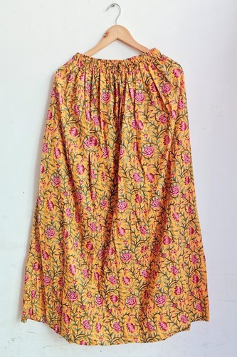 Indien coton floral - floral, jupe